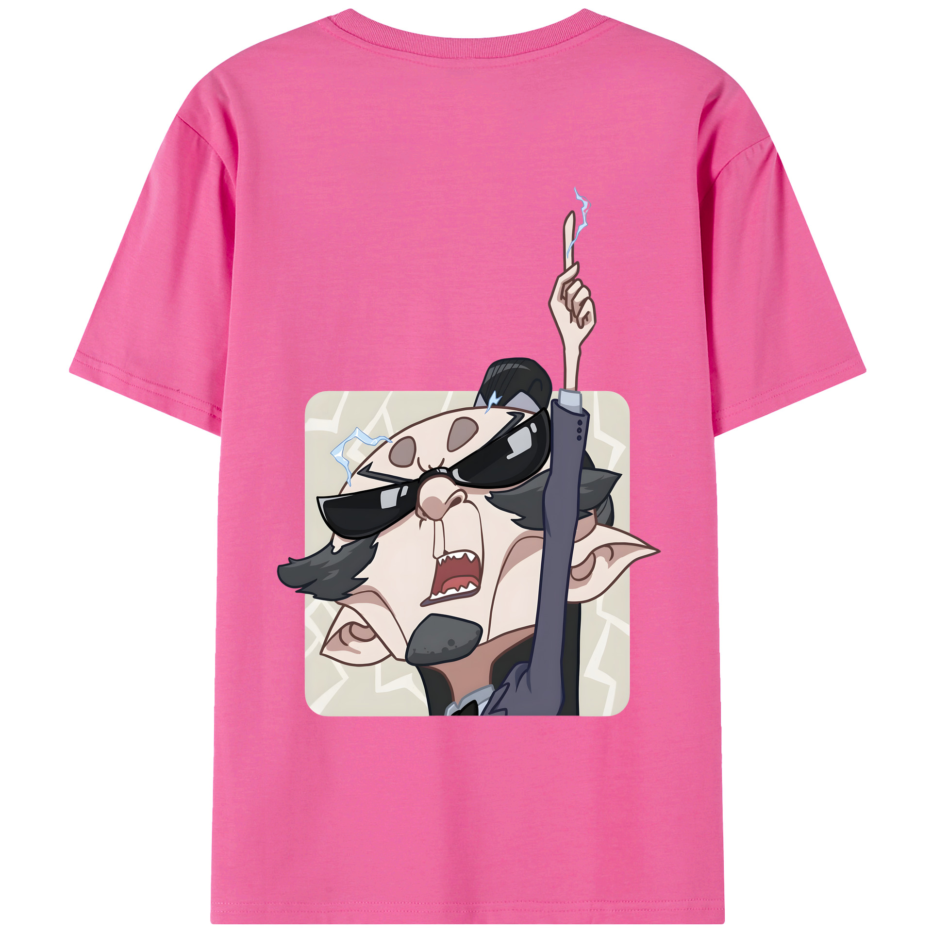 （画像用） Ne Zha 2 ナタ 魔童の大暴れ レディース半袖Tシャツ(バックプリント)